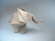 Origami Elephant by Juan Antonio Rodriguez Martino on giladorigami.com