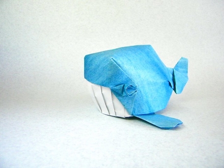 Origami Whale by Mase Eiichiro on giladorigami.com
