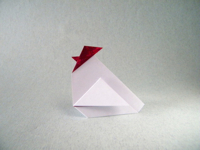 Origami Cock by Matsuno Yukihiko on giladorigami.com