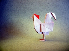 Origami Rooster by Matsuno Yukihiko on giladorigami.com