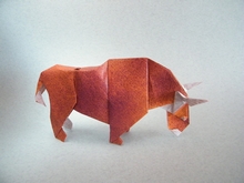 Origami Bull by Mindaugas Cesnavicius on giladorigami.com