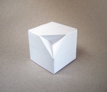 Origami Columbus cube by David Mitchell on giladorigami.com