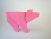 Origami Pig by David Mitchell on giladorigami.com