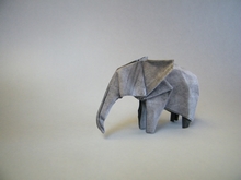 Origami Elephant by John Morgan on giladorigami.com