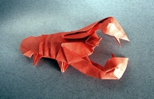 Origami Crayfish by Fuchimoto Muneji on giladorigami.com