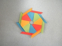 Origami Pinwheel-Ring-Pinwheel by Robert Neale on giladorigami.com