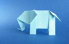 Origami Elephant - Heffalump by Tony O