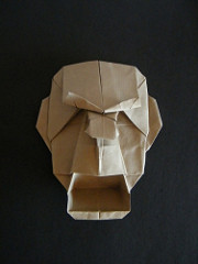 Origami Howling mask by Franco Pavarin on giladorigami.com