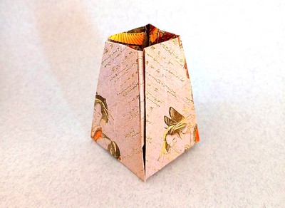 Origami Pencil holder by David Petty on giladorigami.com
