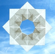 Origami Snowflake module by David Petty on giladorigami.com