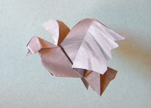 Origami Pigeon by Gabriel Pons on giladorigami.com