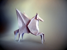 Origami Pegasus - flapping by Leonardo Pulido Martinez on giladorigami.com