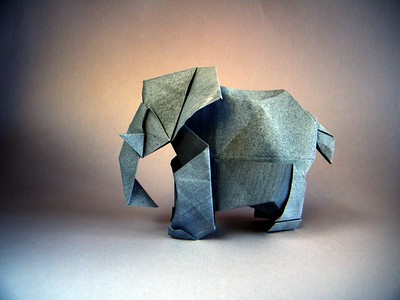 Origami Asian elephant by Seo Won Seon (Redpaper) on giladorigami.com