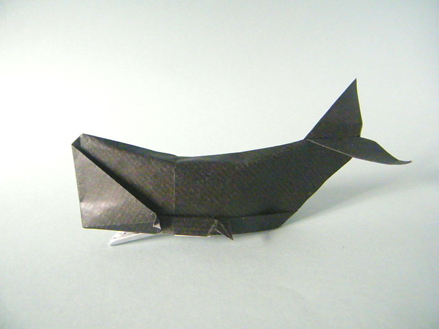 Origami Sperm whale by Seo Won Seon (Redpaper) on giladorigami.com