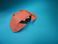 Origami Crab - winking by Nick Robinson on giladorigami.com