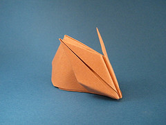 Origami Rabbit baby by Nick Robinson on giladorigami.com