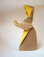 Origami Dutch girl by Fred Rohm on giladorigami.com