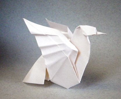 Origami Dove by Natalia Romanenko on giladorigami.com