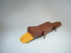 Origami Platypus by Riki Saito on giladorigami.com
