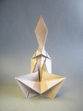Origami Monk by James M. Sakoda on giladorigami.com