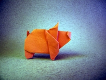 Origami Pig by Sanae Sakai on giladorigami.com