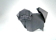 Origami Pekinese by Yasuhiro Sano on giladorigami.com