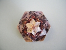 Origami Double star puff pyramid by Robin Scholz on giladorigami.com