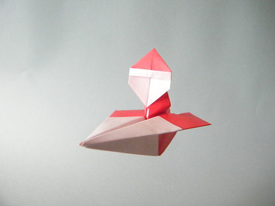 Origami Santa
