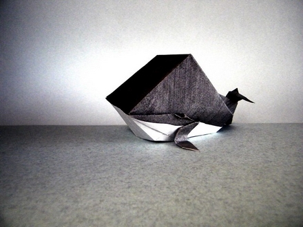 Origami Whale by Edu Solano Lumbreras on giladorigami.com