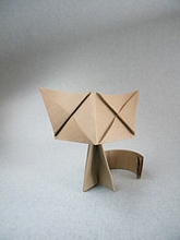 Origami Cat - Fluffy by Ioana Stoian and Roberto Gretter on giladorigami.com