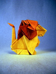 Origami Lion by Jiahui Li (Syn) on giladorigami.com