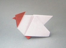 Origami Rooster by Hadi Tahir on giladorigami.com
