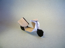 Origami Scooter by Harri Thaha on giladorigami.com