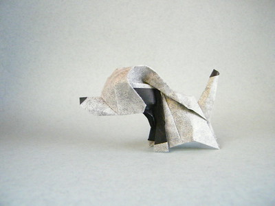 Origami Puppy by Ramon Thomas on giladorigami.com