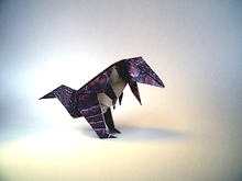 Origami Tyrannosaurus Rex by Oriol Esteve on giladorigami.com