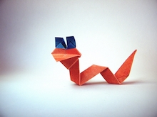 Origami Snake by Eiji Tsuchito on giladorigami.com