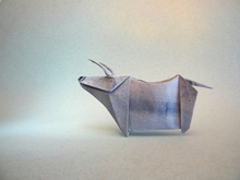 Origami Ox by Teruo Tsuji on giladorigami.com