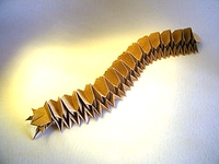 Origami Caterpillar by Maarten van Gelder on giladorigami.com