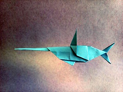 Origami Swordfish by Valentin Vaquero on giladorigami.com