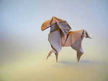 Origami Horse by Graciela Vicente Rafales on giladorigami.com