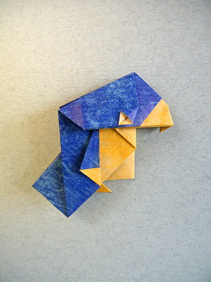 Origami Parrot by Yao Xiao on giladorigami.com