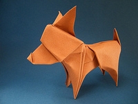 Origami Chihuahua by Yamada Katsuhisa on giladorigami.com