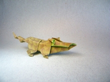 Origami Crocodile by Yamada Katsuhisa on giladorigami.com