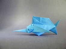 Origami Sailfish by Yamada Katsuhisa on giladorigami.com