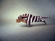Origami Tiger by Yamada Katsuhisa on giladorigami.com