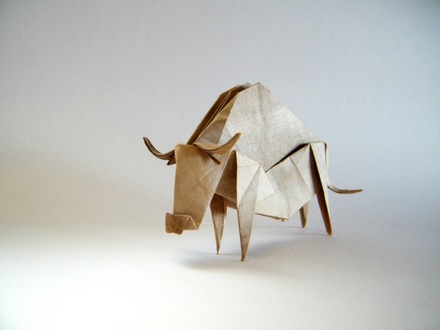 Origami Bull by Zhao Yanjie on giladorigami.com
