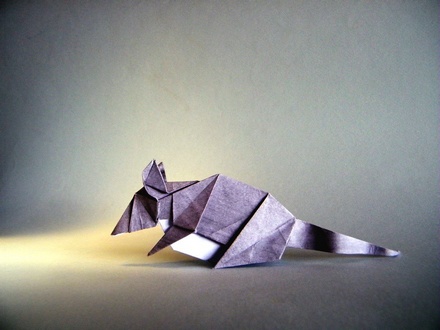 Origami Mouse by Zhao Yanjie on giladorigami.com