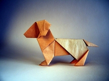 Origami Dog by Sergey Yartsev on giladorigami.com