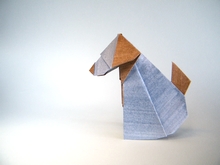 Origami Dog by Raymond P. Yeh on giladorigami.com