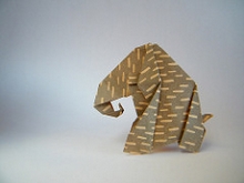 Origami Mammoth baby by Raymond P. Yeh on giladorigami.com